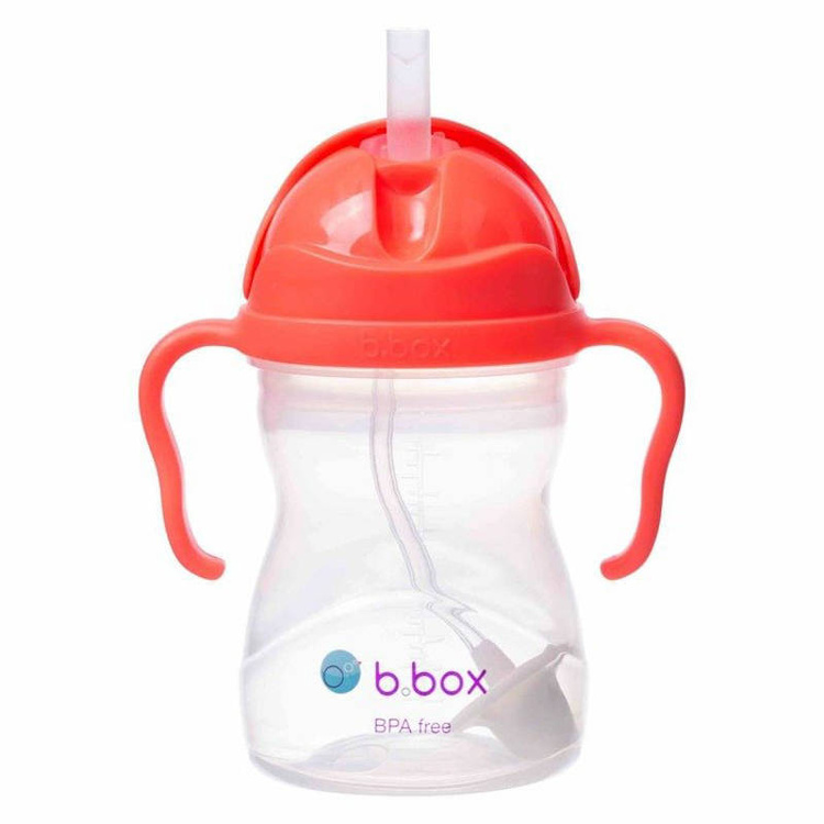 Bidon ze słomką 240 ml, arbuzowy