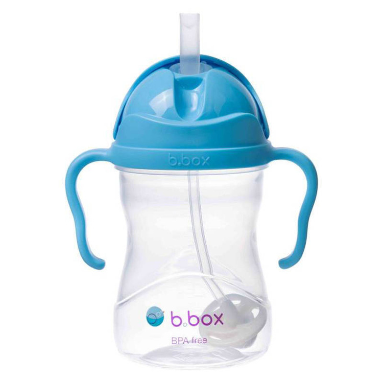 Bidon ze słomką 240 ml, borówkowy