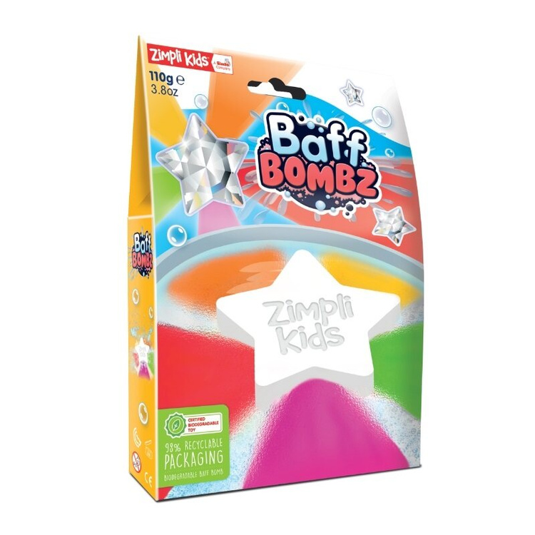 Gwiazdka do kąpieli zmieniająca kolor wody Baff Bombz 3+