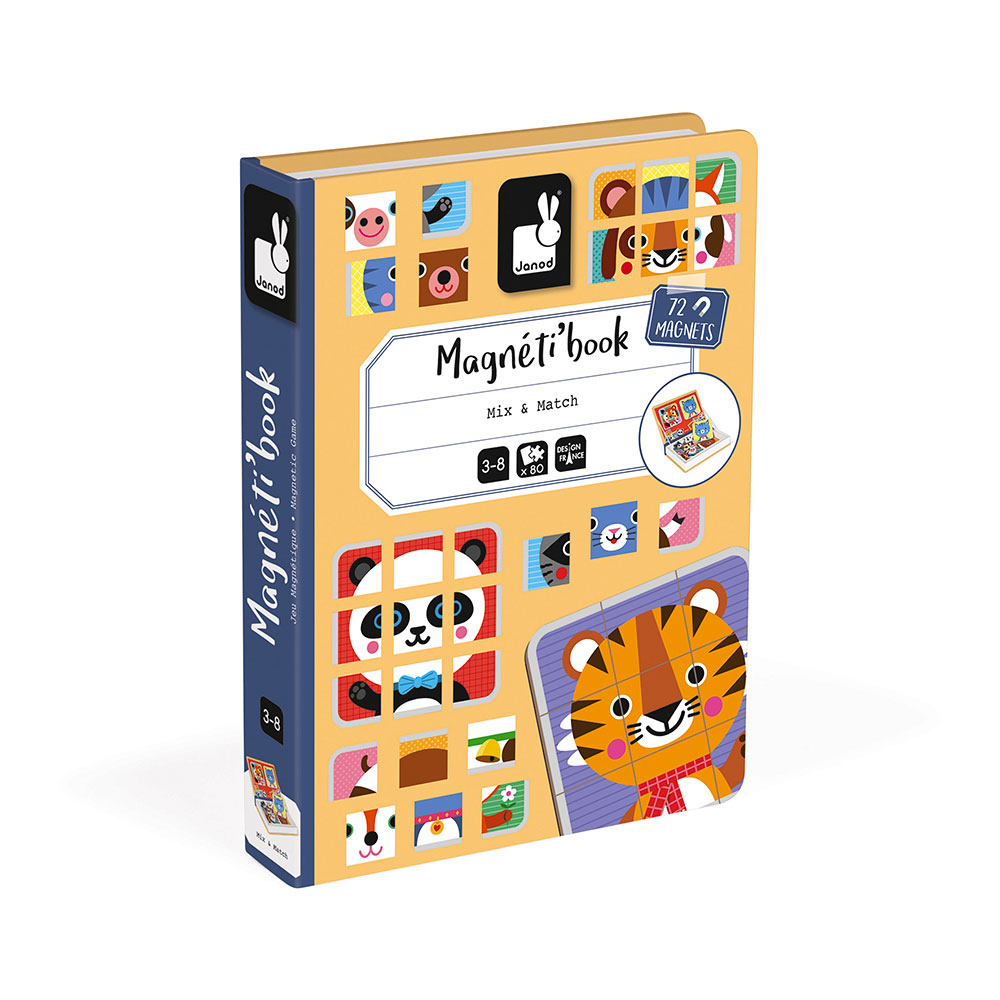 Magnetyczna układanka Puzzle zwierzątka Magnetibook