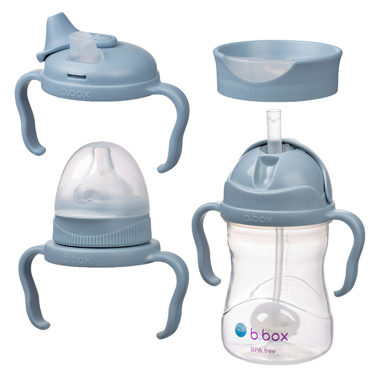 Kubek 4w1 zestaw 240 ml, błękitny