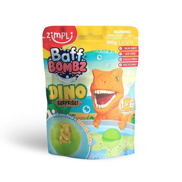 Kula do kąpieli dla dzieci Baff Bombz Dino Surprise, 3+