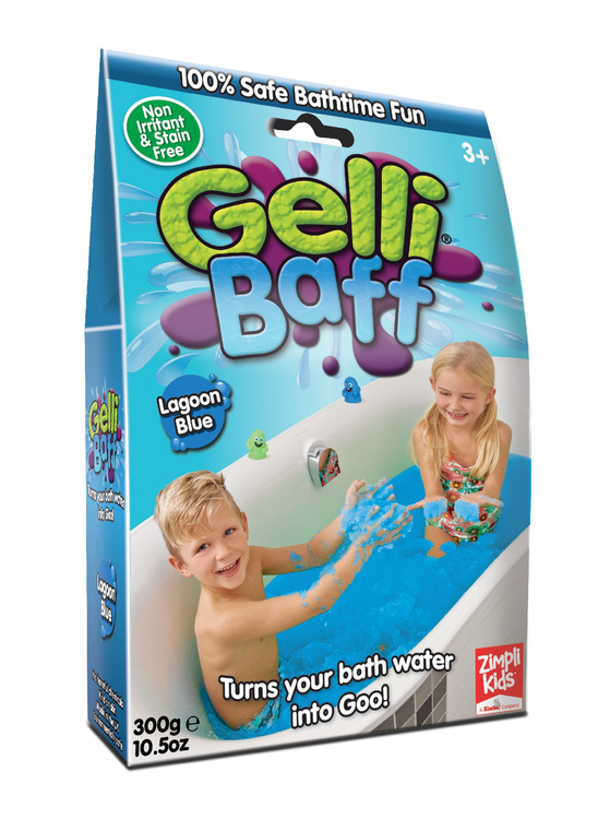 Magiczny proszek do kąpieli, Gelli Baff, niebieski, 1 użycie, 3+