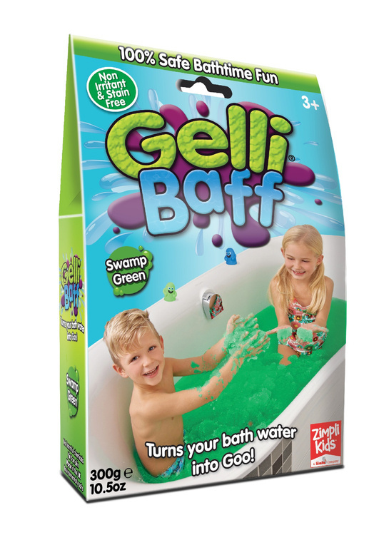 Magiczny proszek do kąpieli, Gelli Baff, zielony, 1 użycie, 3+