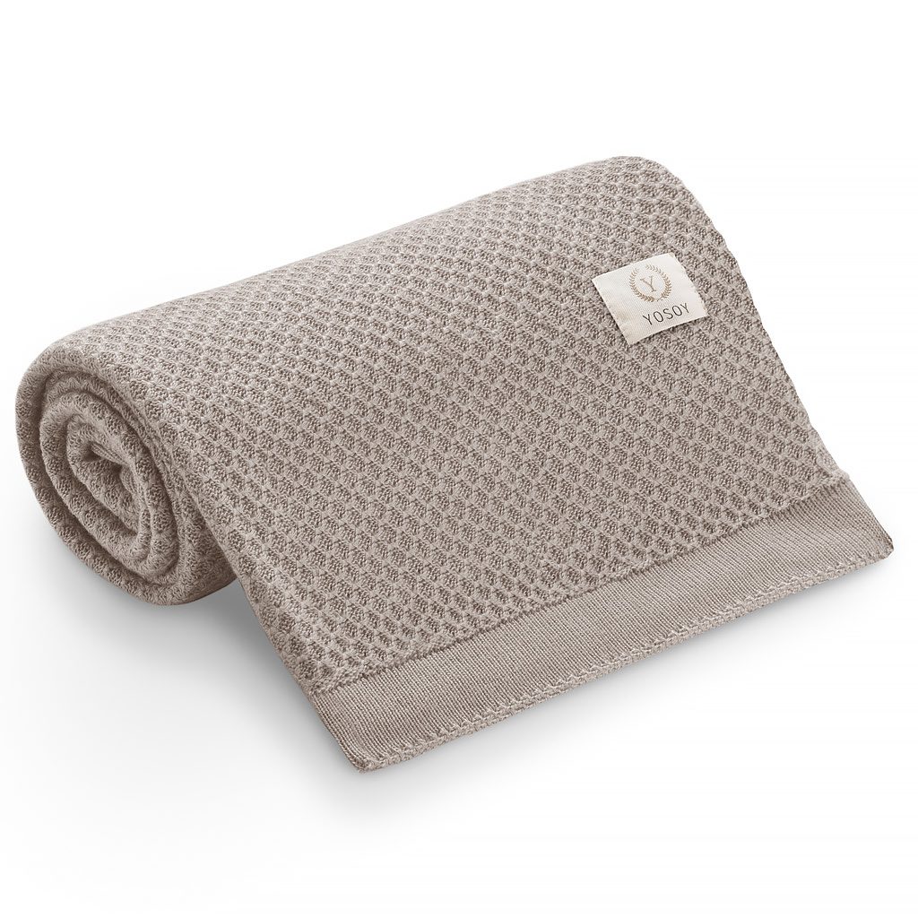 Koc bambusowy Clover Light Beige