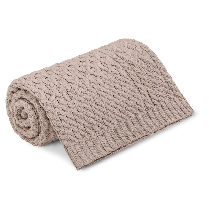Koc z wełny merino Montreal Cocoa Milk