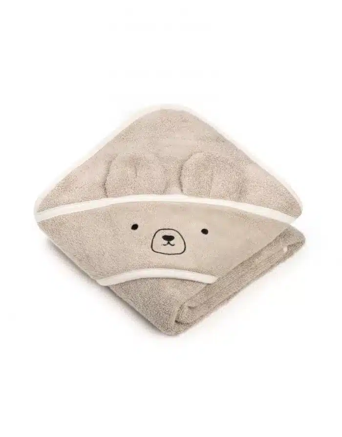 Bambusowy ręcznik beige - bear